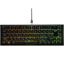 კლავიატურა 2E GAMING Keyboard KG300 LED USB Black Ukr