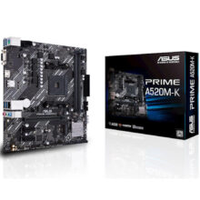 დედა დაფა ASUS PRIME_A520M-K sAM4 A520 2xDDR4 HDMI-VGA mATX