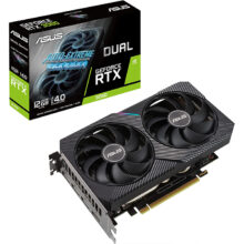 ვიდეო ბარათი ASUS GeForce RTX 3060Ti 8GB GDDR6 DUAL OC MINI V2 LHR