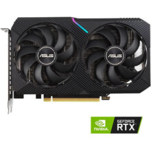 ვიდეო ბარათი ASUS VGA GeForce RTX3060 Ti 8GB GDDR6 DUAL MINI V2 LHR