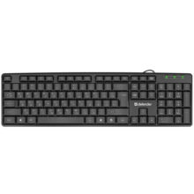 კლავიატურა Defender Element HB-520 Wired Keyboard Black