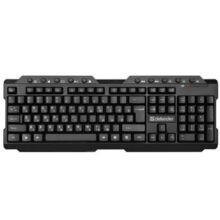 კლავიატურა Defender Wireless Keyboard Element HB-195 Black