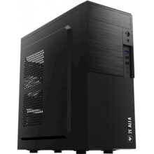 კომპიუტერის ქეისი 2E Computer case ALFA (E190-3U) MidT,2xUSB2.0,1xUSB3.0, steel (side panel), without PSU, black