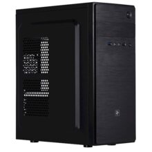 კომპიუტერის ქეისი 2E Computer case ALFA (E183-400) MidT, PSU 2E ATX400W, 2xUSB3.0,metal perforated (side panel),black