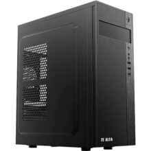 კომპიუტერის ქეისი 2E Computer case ALFA (E185-400) MidT, PSU 2E ATX400W, MidT,2xUSB2.0,1xUSB3.0, steel (side panel), black