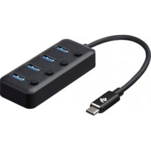 ადაპტერი 2E Adepter  USB-C to 4xUSB3.0 A Hub with switch, 0.25m