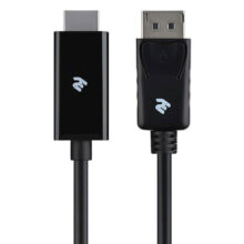 კაბელი 2E Cable 2Е Displayport - HDMI (AM/AM), black, 1.8m