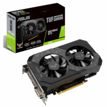 ვიდეო ბარათი ASUS GeForce GTX 1650 4GB GDDR6 TUF GAMING OC TUF-GTX1650-O4GD6-GAMING
