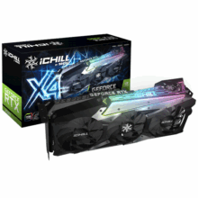 ვიდეო ბარათი INNO3D Videocard GeForce RTX3080 10Gb GDDR6X iChill X4 LHR