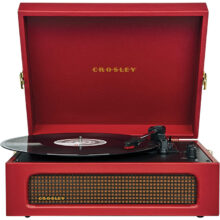 ფირსაკრავი Crosley Voyager Turntable Burgundy Red