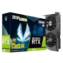 ვიდეო ბარათი ZOTAC  Videocard GeForce RTX3050 8GB GDDR6 Gaming Twin Edge OC