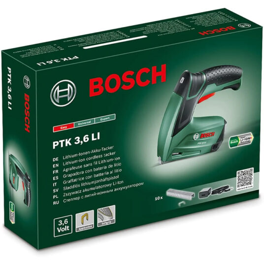 Bosch Agrafeuse sans fil PTK 3.6 LI